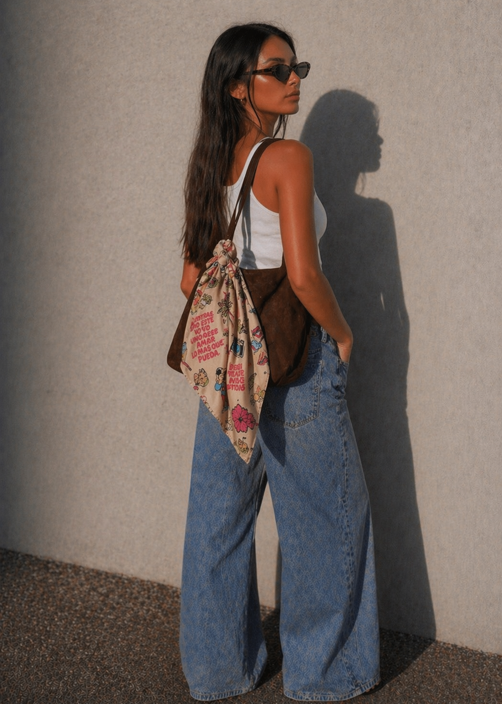 Beige Scarf